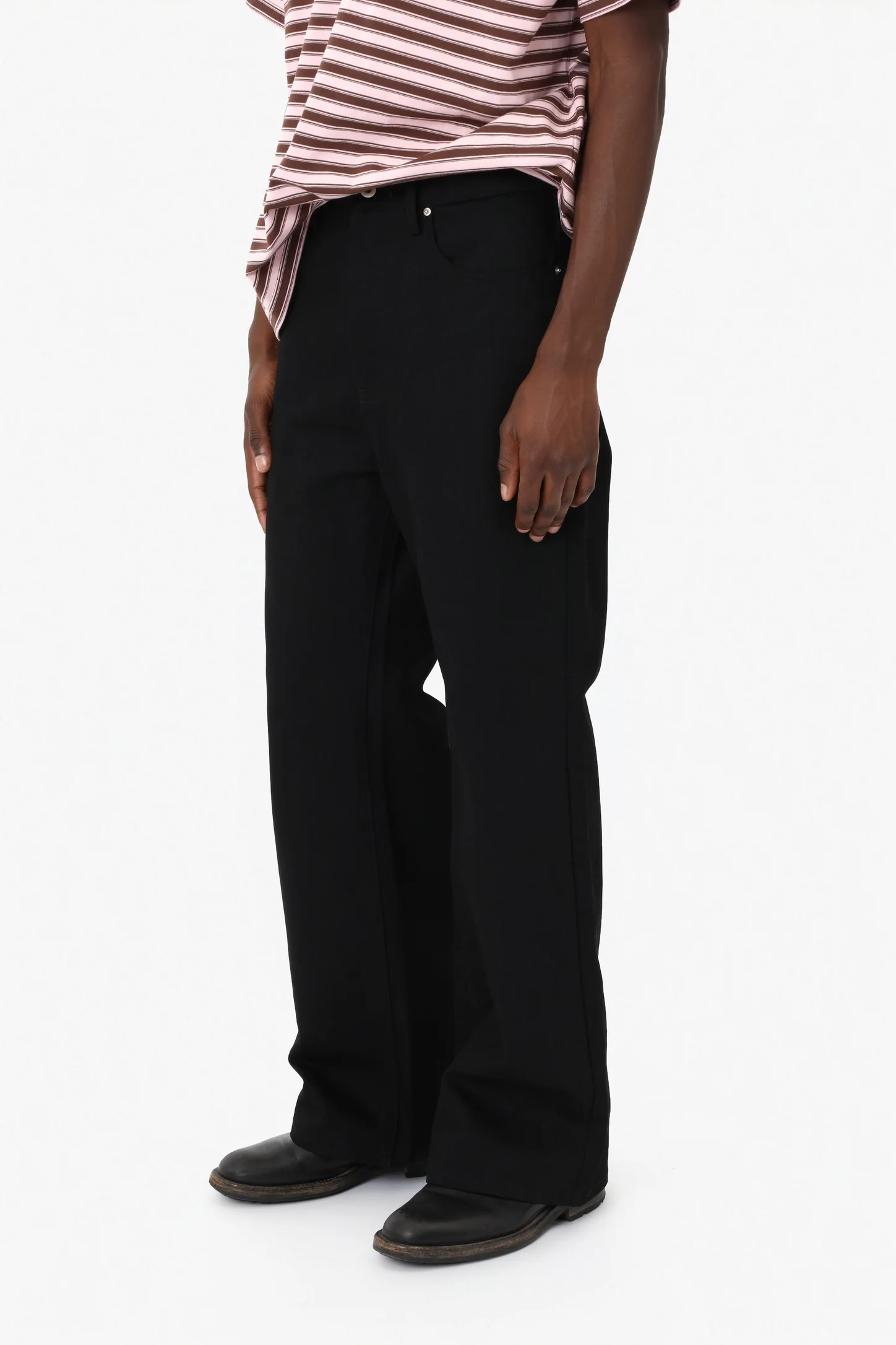 RODEO CUT BLACK RAW JEANS - Image 3