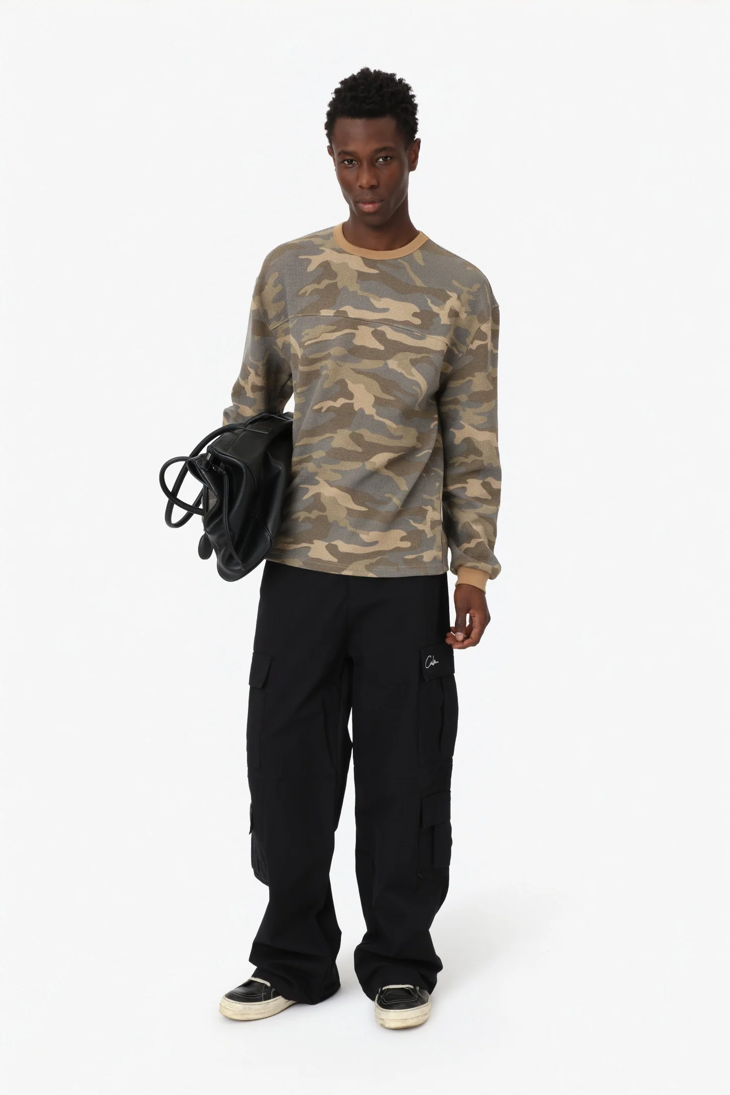 CARGO PANTS BLACK - Image 2