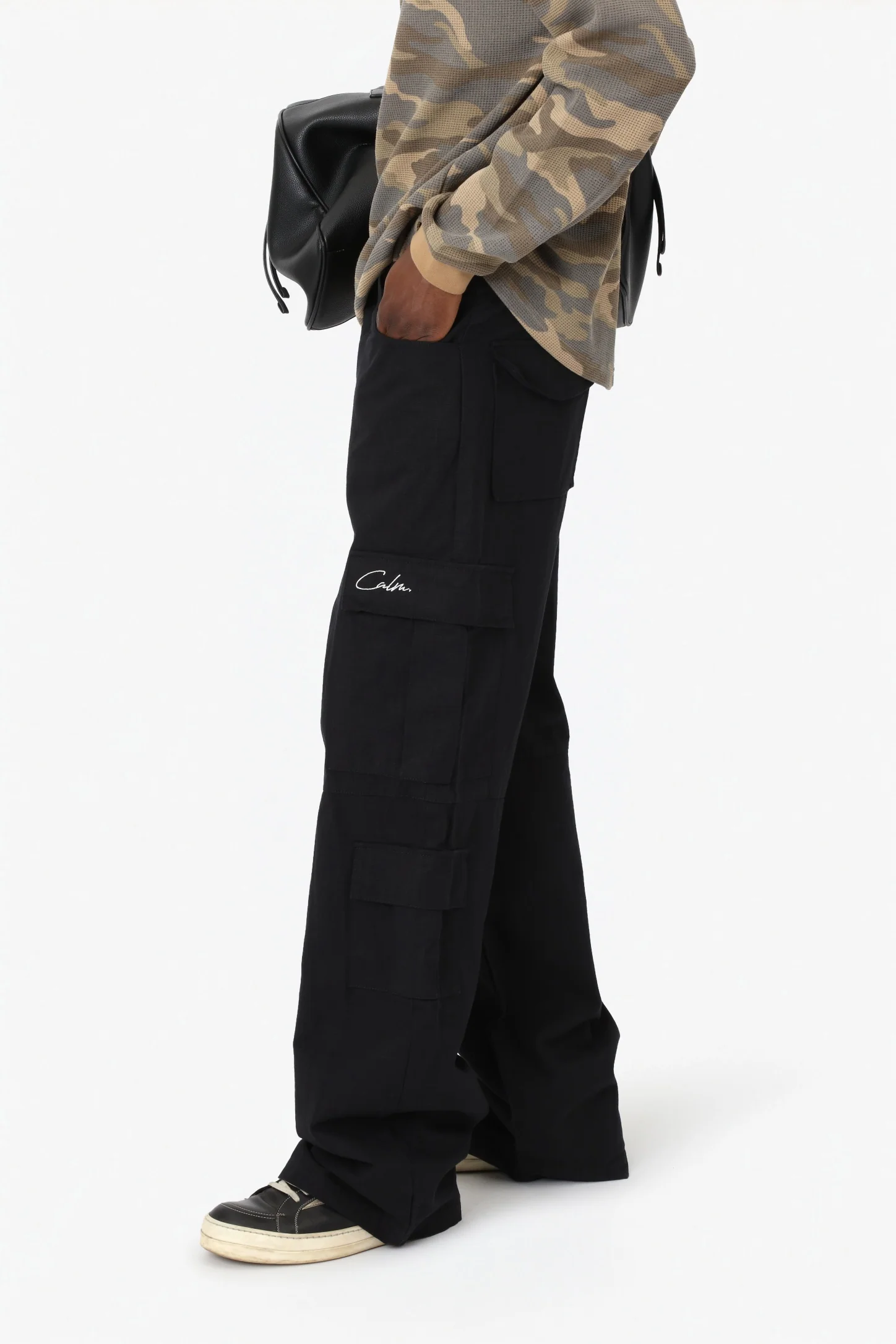 CARGO PANTS BLACK - Image 4