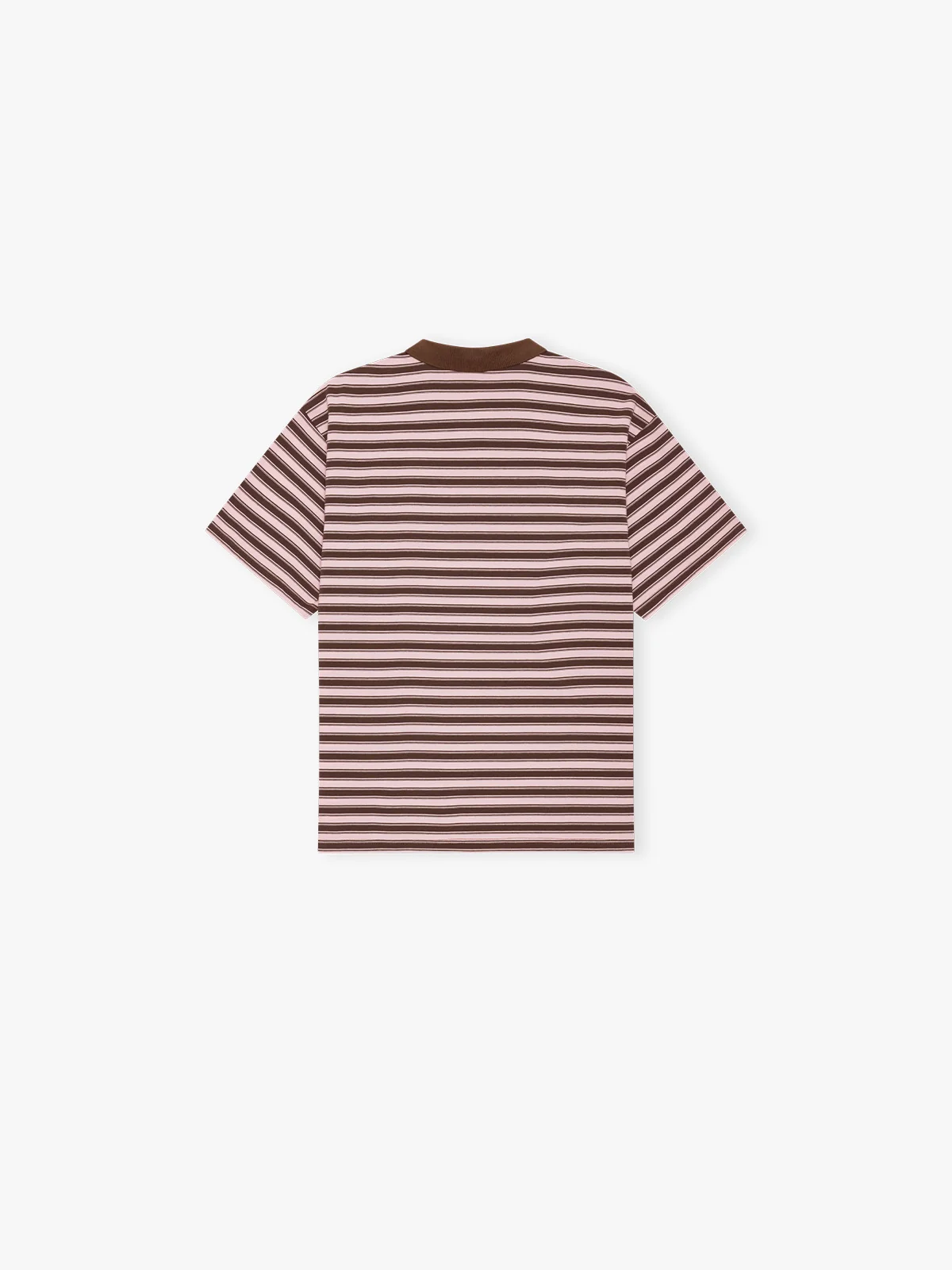 CLASSIC POLO PINK/BROWN STRIPE - Image 6