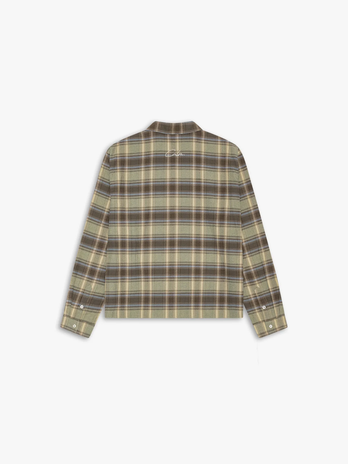 FLANNEL SHIRT GREEN, BLUE & BROWN - Image 7