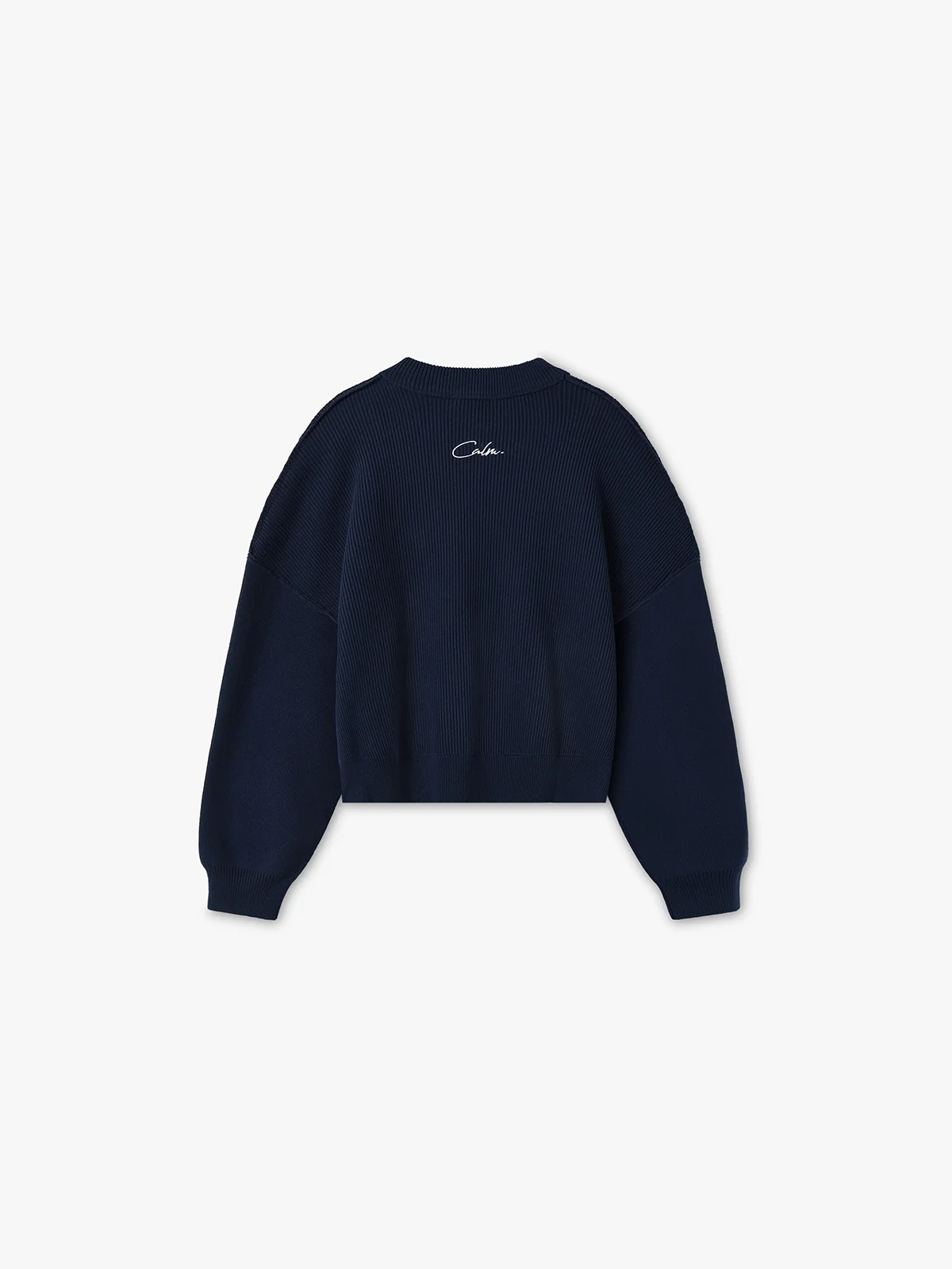 REVERSE KNIT NAVY - Image 4